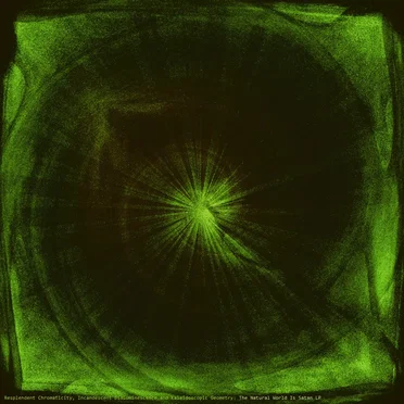 The Natural World Is Satan LP by Resplendent Chromaticity, Incandescent Bioluminescence and Kaleidoscopic Geometry - album cover
