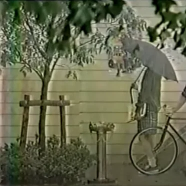 一緒に雨の庭を歩きます / 雲に浮かぶ
