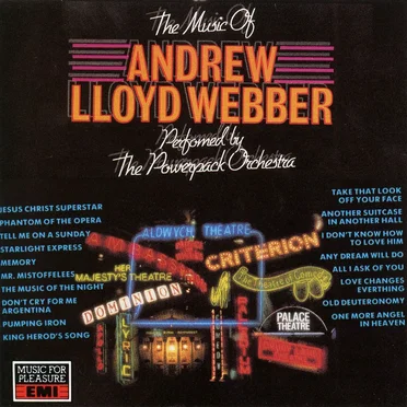 The Music of Andrew Lloyd Webber by The Powerpack Orchestra - album cover