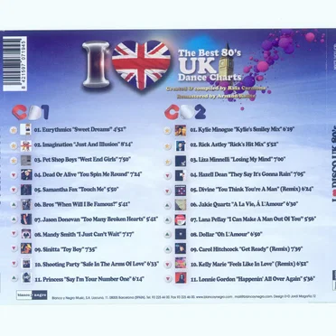 I Love Disco UK 80's by Various Artists - album cover