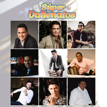 Súper vallenatos 2016 by Various Artists - album cover