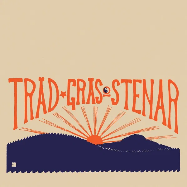 Träd, gräs och stenar