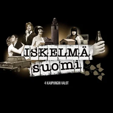 Iskelmä Suomi: 4 kaupungin valot by Various Artists - album cover