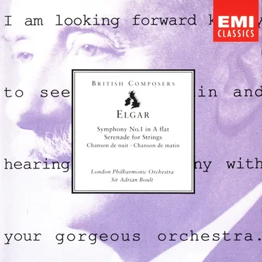 Symphony no. 1 in A-flat / Serenade for Strings / Chanson de nuit / Chanson de matin