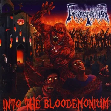 Into The Bloodemonium by Obsecration - album cover