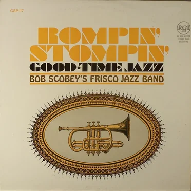 Rompin' Stompin' Good-Time Jazz by Bob Scobey's Frisco Jazz Band - album cover
