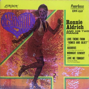 Destination Love by Ronnie Aldrich and His Two Pianos - album cover