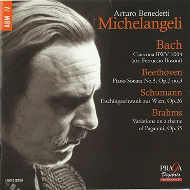 Bach, Beethoven, Schumann, Brahms
