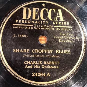 Share Croppin' Blues / Desert Sands