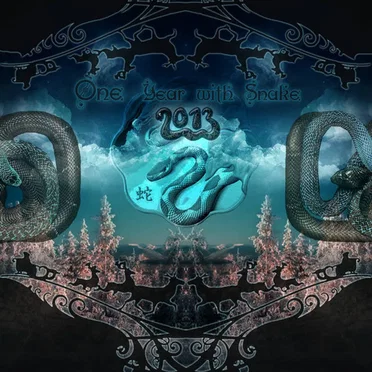 One Year With Snakes by Various Artists - album cover