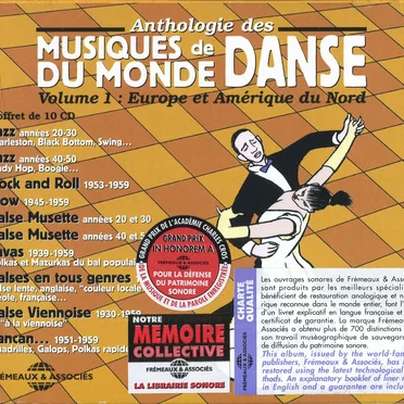 Anthologie des musiques de danse du monde, Volume 1: Europe et Amérique du Nord: The Dance Masters Classics by Various Artists - album cover