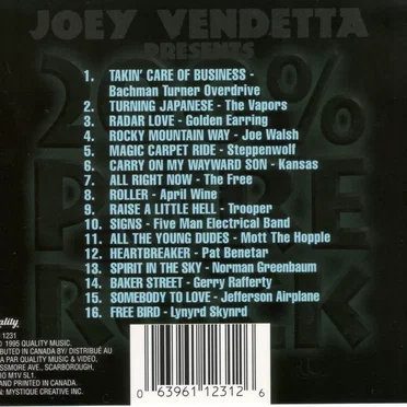 Joey Vendetta Presents: 200% Pure Rock by Various Artists - album cover