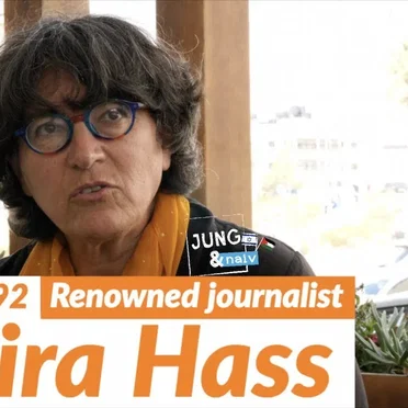 Jung & Naiv #392, „Amira Hass on Israel, Palestine, the Occupation & the Peace Process“ by Tilo Jung - album cover