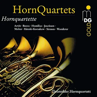 Horn Quartets by Detmolder Hornquartett - album cover