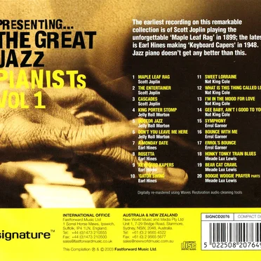 Presenting… The Great Jazz Pianists Vol 1 by Various Artists - album cover