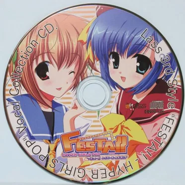 FESTA!! -HYPER GIRLS POP- Vocal Collection CD by Various Artists - album cover