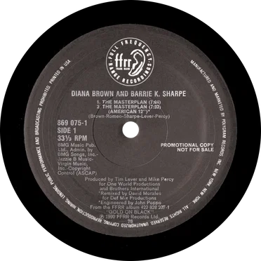 The Masterplan by Diana Brown & Barrie K Sharpe - album cover
