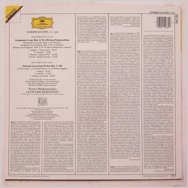 Symphony No. 94 'Surprise' / Sinfonia Concertante