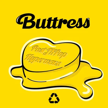 Post-JKpop Hyperwave by Buttress O'Kneel - album cover