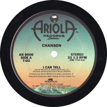 I Can Tell / Don't Hold Back by Chanson - album cover