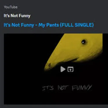 My Pants by It's Not Funny - album cover