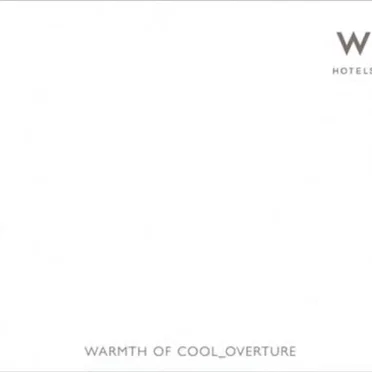 W Hotels Warmth of Cool - Overture by Various Artists - album cover