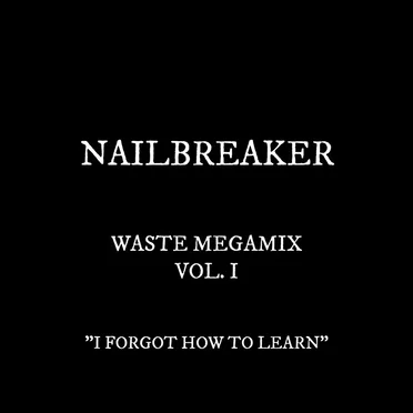 WASTE MEGAMIX VOL. 1: I FORGOT HOW TO LEARN by Nailbreaker - album cover