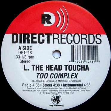 Too Complex / It's Your Life by L. The Head Toucha - album cover