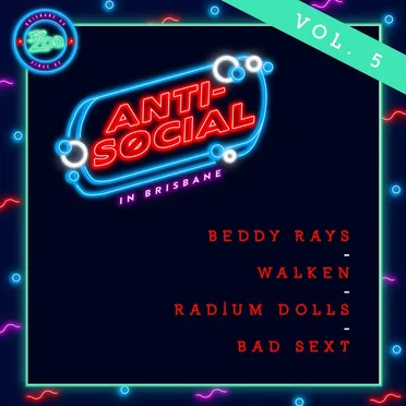 Anti‐Social in Brisbane, Vol. 5 by Various Artists - album cover