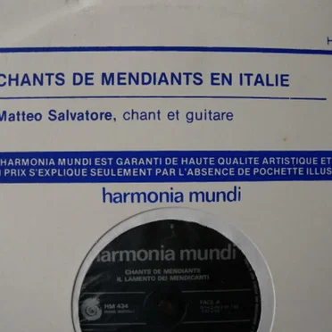 Chants de mendiants en Italie