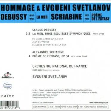 Hommage à Evgueni Svetlanov