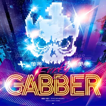 Funky GABBER by MEGAREX - album cover