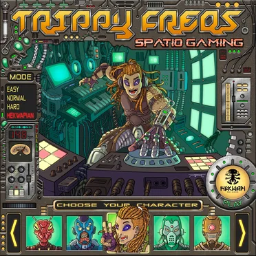 Spatio Gaming by Trippy Freqs - album cover