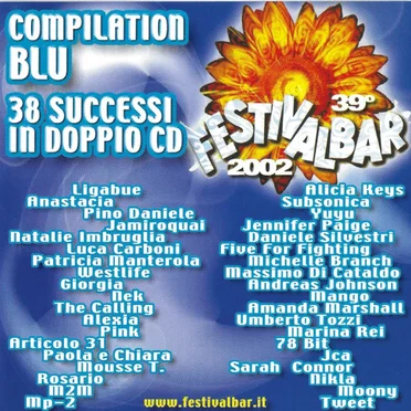 39º Festivalbar 2002: Compilation blu by Various Artists - album cover