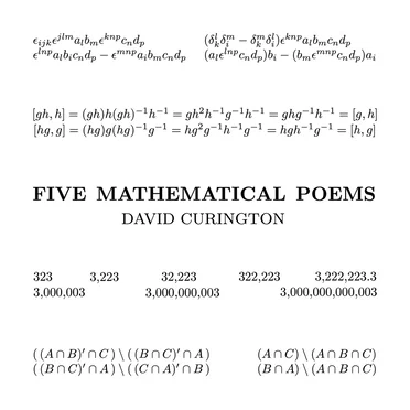 Five Mathematical Poems
