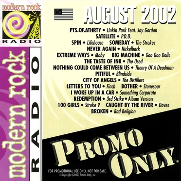 Promo Only: Modern Rock Radio, August 2002 by Various Artists - album cover