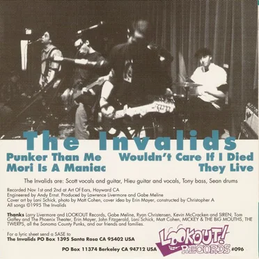 Punker Than Me by The Invalids - album cover