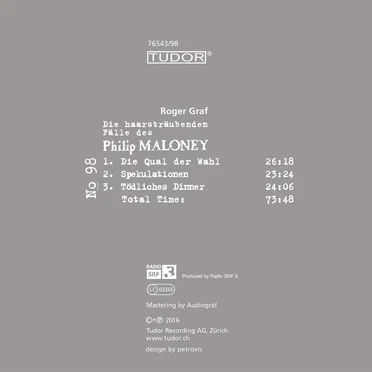 Die haarsträubenden Fälle des Philip Maloney, N° 98 by Roger Graf - album cover