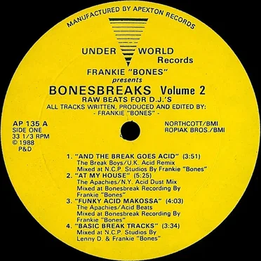 Bonesbreaks Volume 2 - Raw Beats For D.J.'s