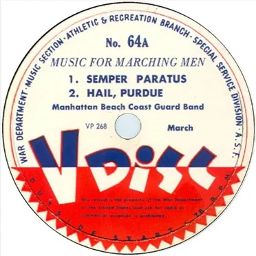 Semper paratus / Hail, Purdue / Anchors Aweigh / Marines Hymn
