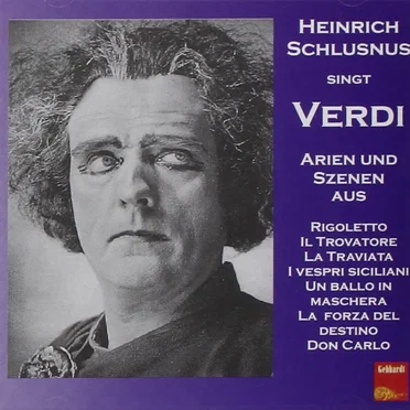 Heinrich Schlusnus singt Verdi
