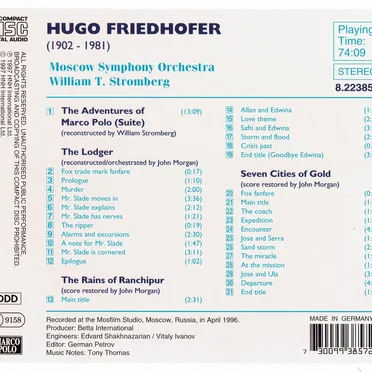 The Adventures of Marco Polo / The Lodger / The Rains of Ranchipur / Seven Cities of Gold