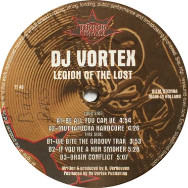 Legion Of The Lost by DJ Vortex - album cover
