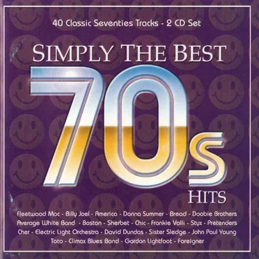 Simply the Best 70s Hits by Various Artists - album cover