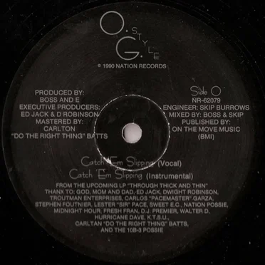 Catch 'Em Slipping by O.G. Style - album cover