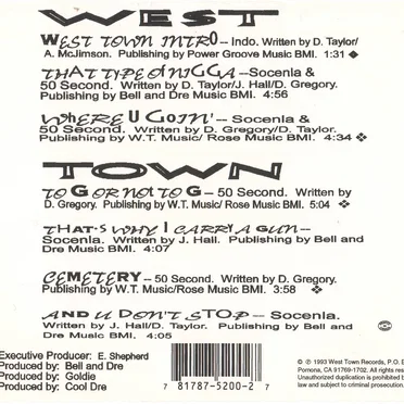 Duces-R-Wild by West Town - album cover