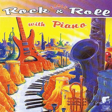 Rock & Roll With Piano by Various Artists - album cover