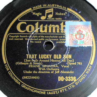 That Lucky Old Sun / The Right Girl for Me