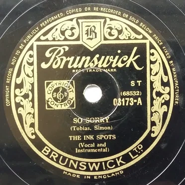 So Sorry / Ring, Telephone, Ring