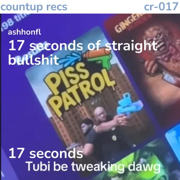 17 seconds of straight bullshit
